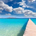 Majorca Platja de Muro beach Alcudia bay Mallorca Royalty Free Stock Photo