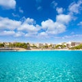 Majorca Porto Cristo beach in Manacor at Mallorca Royalty Free Stock Photo