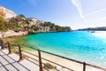 Majorca Porto Cristo beach in Manacor at Mallorca Royalty Free Stock Photo