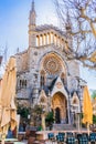 Beautiful church of Soller on Mallorca, Spain