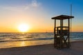 Majorca Sunset in Es Trenc beach in Campos