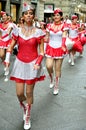 Majorette, cheerleader in Italy