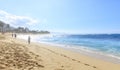 Makaha Beach in Oahu Island, Hawaii, USA Royalty Free Stock Photo