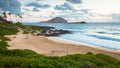 Makapuu Beach Park Seascape Royalty Free Stock Photo