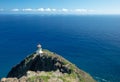 Makapuu Lighthouse on Oahu Hawaii USA Royalty Free Stock Photo