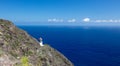 Makapuu Lighthouse on Oahu Hawaii USA Royalty Free Stock Photo