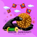 Makar Sankranti Festive Illustration Vector