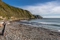 Makara Beach near Wellingon, New Zealand Royalty Free Stock Photo