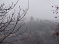 Makaravank Monastery in the fog