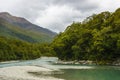 Makarora district in New Zealand