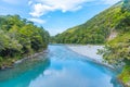 Makarora river in New Zealand