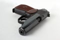 Makarov pistol. on a white background Royalty Free Stock Photo