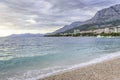 Makarska Beach, and views of the city in the evening.