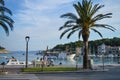 Embankment of Makarska in Makarska, Croatia