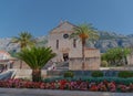 Andrija Kacic Miosic square in Makarska Croatia