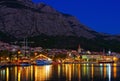 Makarska night Royalty Free Stock Photo