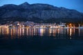 Makarska night Royalty Free Stock Photo