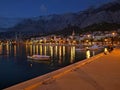 Makarska at night