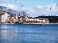 Makarska settlement in Croatia Royalty Free Stock Photo