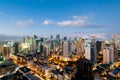 Makati City Skyline, Manila - Philippines. Royalty Free Stock Photo