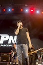 Makati, Metro Manila, Philippines -Chito Miranda of Parokya ni Edgar, a rock band, performs at the Bobapalooza music