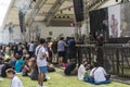 Makati, Metro Manila, Philippines - Crowds of young people attend the Bobapalooza event, a music festival