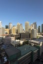 Makati Skyline in Manila - Philippines Royalty Free Stock Photo