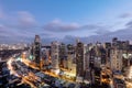 Makati Skyline, Manila, Philippines. Royalty Free Stock Photo