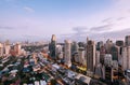 Makati Skyline, Manila, Philippines. Royalty Free Stock Photo