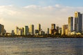 Makati view from Manila Bay Royalty Free Stock Photo