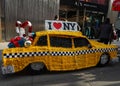 The Make it Bright light sculpture installation at 5th Avenue during Holiday Season in Manhattan Royalty Free Stock Photo