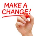 Make a Change Royalty Free Stock Photo