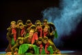 Make concerted efforts-Rhododendron simsii-Chinese folk dance