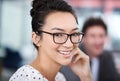 Make creativity a job. Closeup portrait of an attractive young office worker. Royalty Free Stock Photo