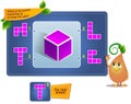 Make the cube puzzle game