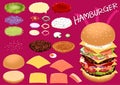 Make hamburger by your design very fast food