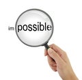 Make the impossible possible! Royalty Free Stock Photo