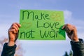 Make love, not war Royalty Free Stock Photo