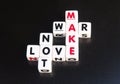 Make love not war