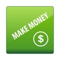 Make money button Royalty Free Stock Photo