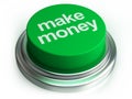Make money button Royalty Free Stock Photo