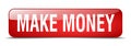 make money button Royalty Free Stock Photo