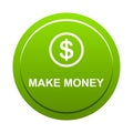 Make money button Royalty Free Stock Photo