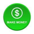 Make money button Royalty Free Stock Photo