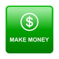 Make money button Royalty Free Stock Photo