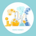 Make money concept