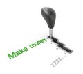 Make money gearshift concept