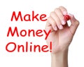 Make money online Royalty Free Stock Photo