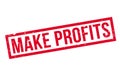 Make Profits rubber stamp