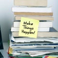 Make things happen Royalty Free Stock Photo